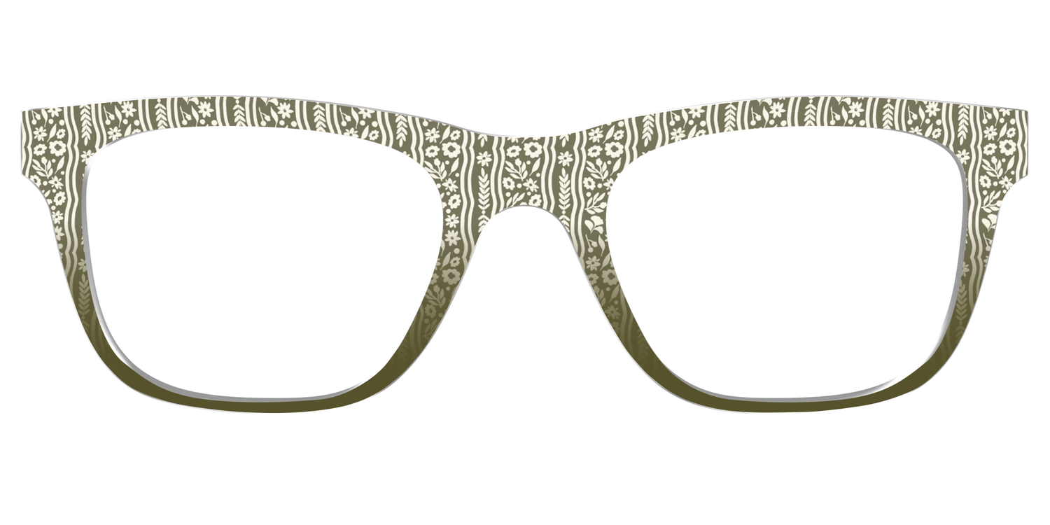 The Floret Stripes - Front Top Image - Pair Eyewear