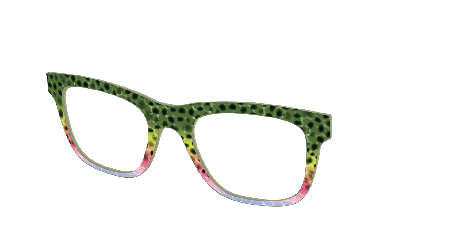 The Freshwater Trout Scales - Angle Top Image - Pair Eyewear