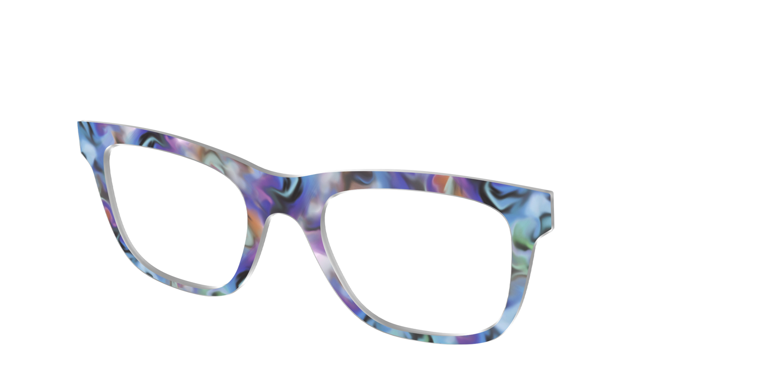 The Gossamer Marble - Angle Top Image - Pair Eyewear