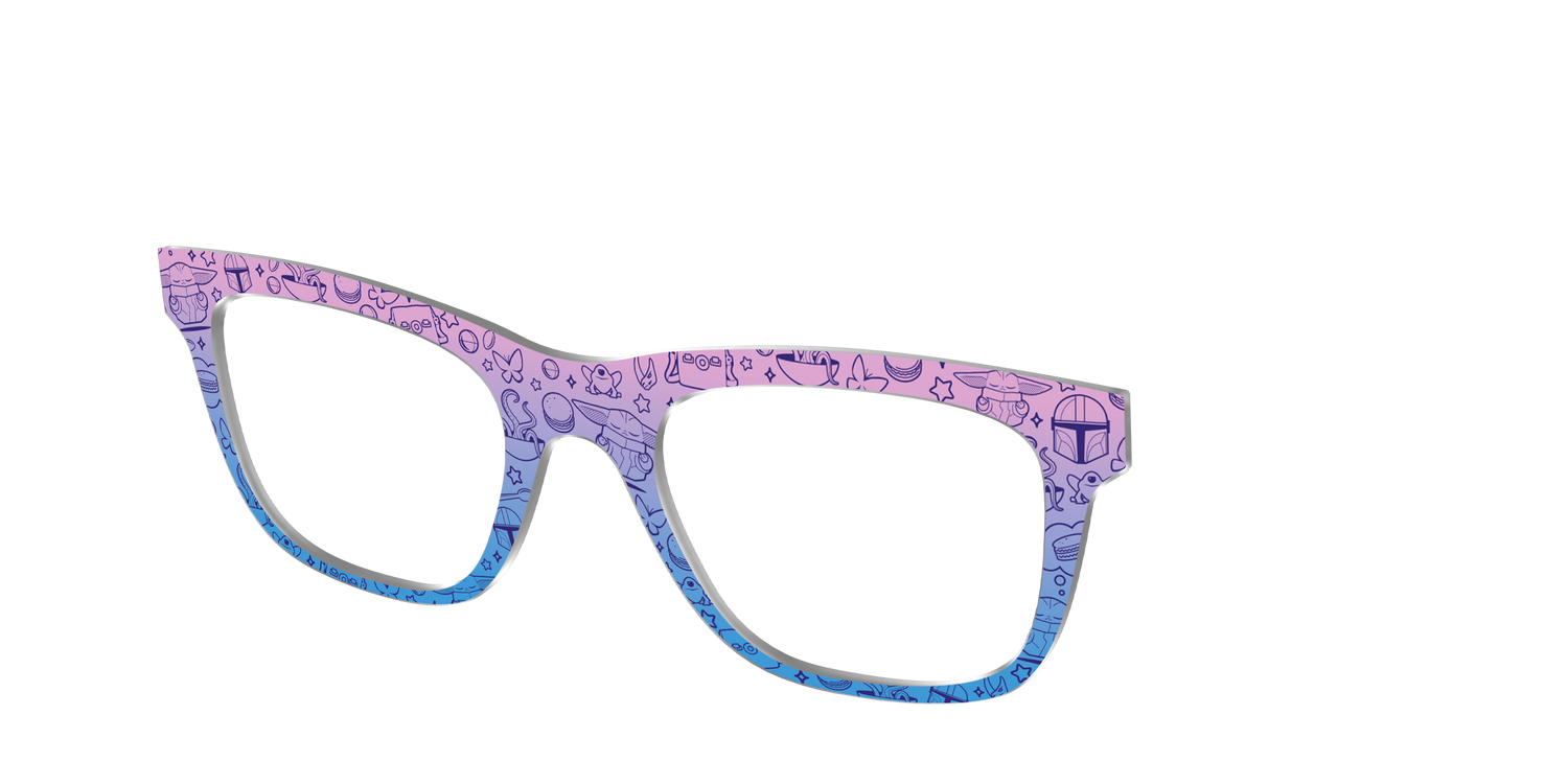 Grogu™ Galaxy Gradient - Angle Top Image - Pair Eyewear