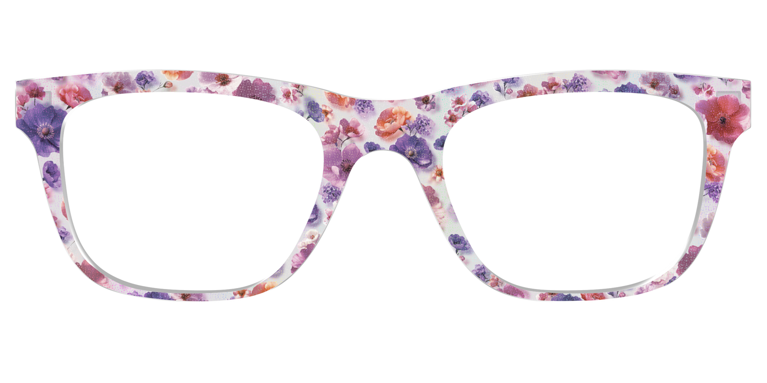 The Holographic Milky Floral - Front Top Image - Pair Eyewear