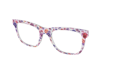 The Holographic Milky Floral - Angle Top Thumbnail - Pair Eyewear