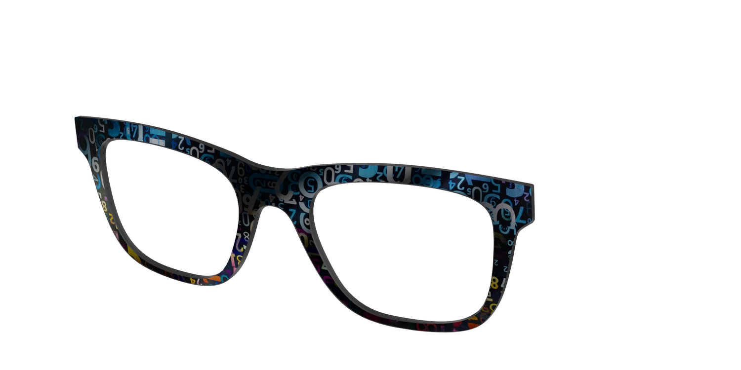 The Holographic Numbers - Angle Top Image - Pair Eyewear