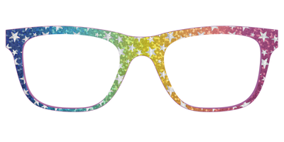The Iridescent Rainbow Stars - Front Top Thumbnail - Pair Eyewear