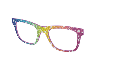 The Iridescent Rainbow Stars - Angle Top Thumbnail - Pair Eyewear