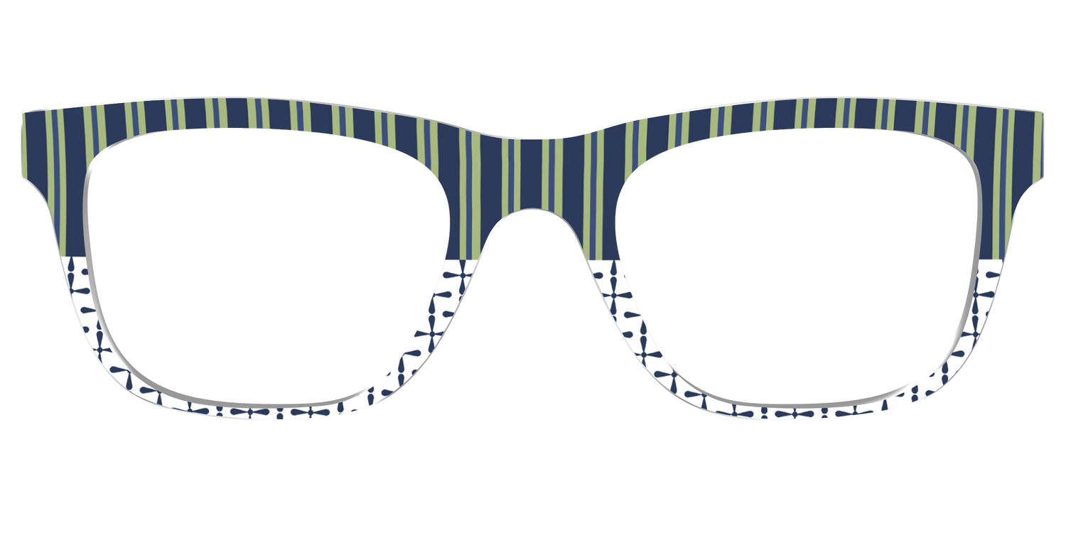 The Kayak Stripes - Front Top Image - Pair Eyewear
