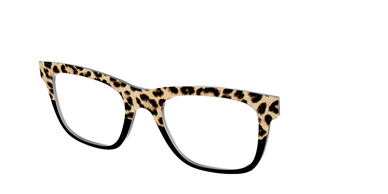 The Leopard Spots Split - Angle Top Image - Pair Eyewear