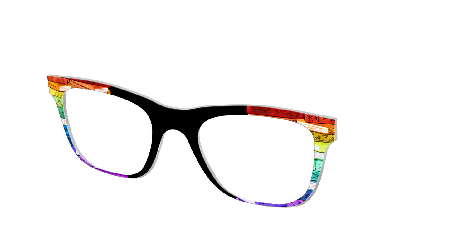 The Library Books - Angle Top Image - Pair Eyewear