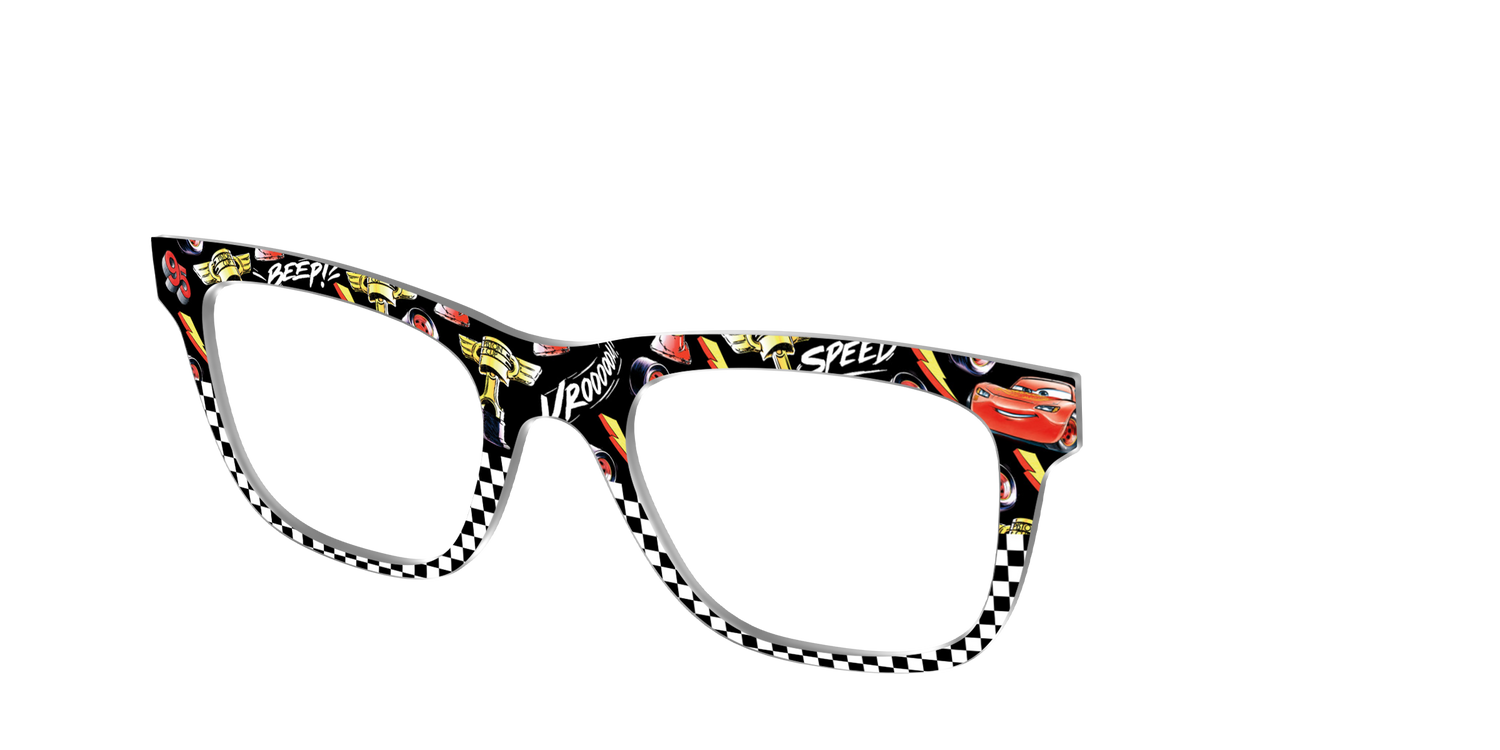 Lightning Mcqueen Speed Split - Angle Top Image - Pair Eyewear