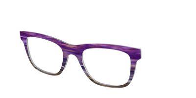 The Lilac Gradient Horn - Angle Top Thumbnail - Pair Eyewear
