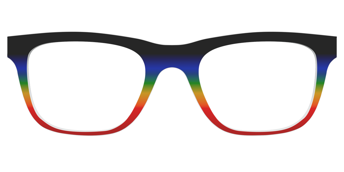 The Love Wins Gradient - Front Top Image - Pair Eyewear