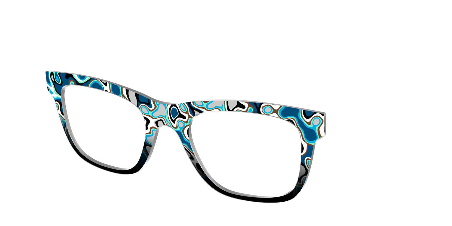 The Marbled Movement - Angle Top Image - Pair Eyewear