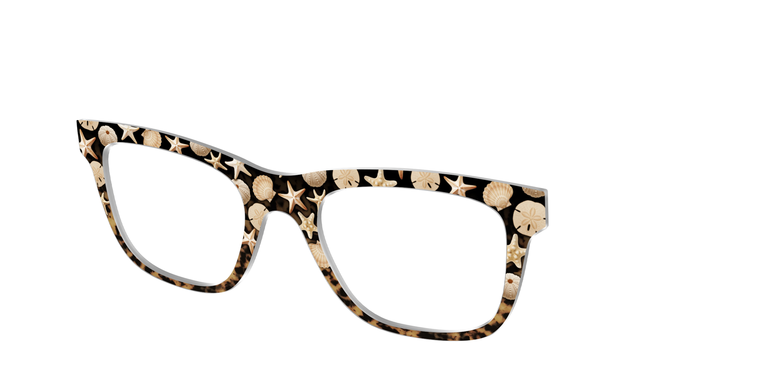 The Ocean Treasures Tortoise - Angle Top Image - Pair Eyewear