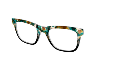 The Oxidized Copper Tortoise - Angle Top Thumbnail - Pair Eyewear