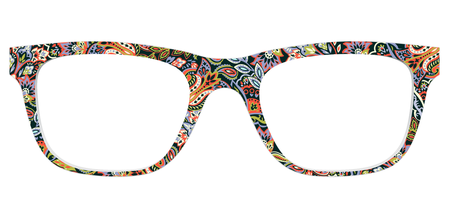 The Paradise Paisley - Front Top Image - Pair Eyewear