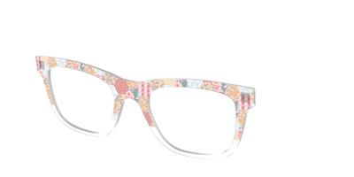 The Patchwork Hexagon Crystal Split - Angle Top Thumbnail - Pair Eyewear