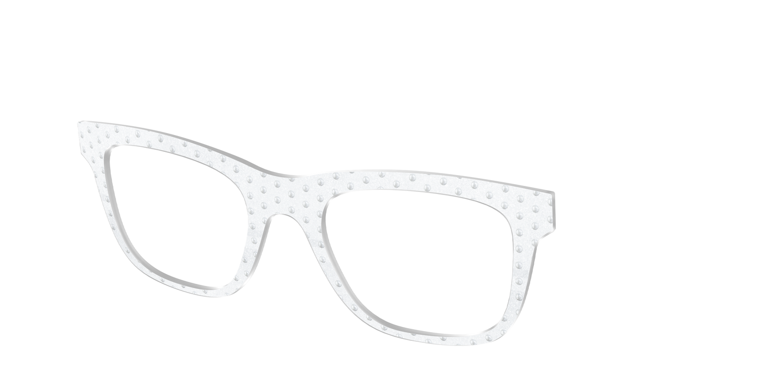 The Pearl Shimmer Polka Dots - Angle Top Image - Pair Eyewear