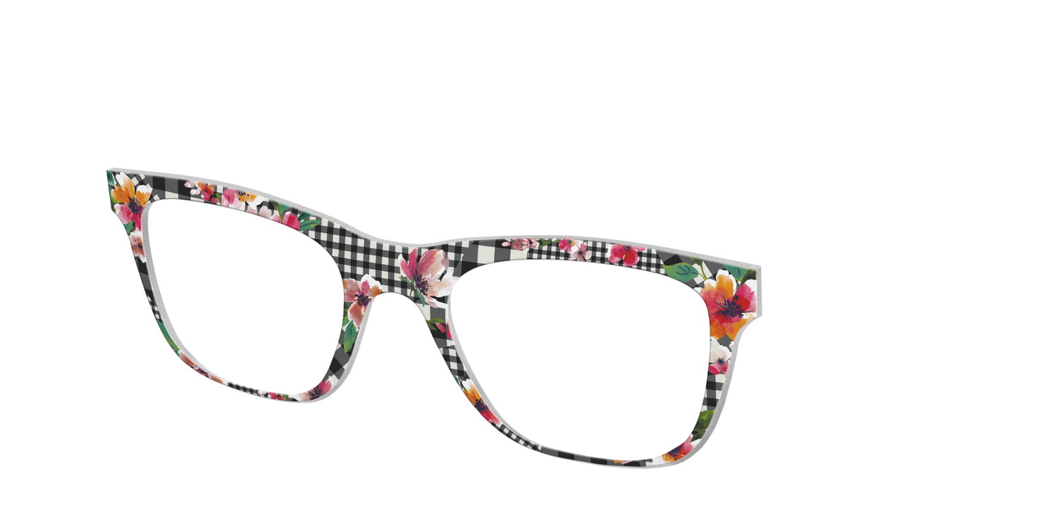 The Petal Plaid - Angle Top Image - Pair Eyewear