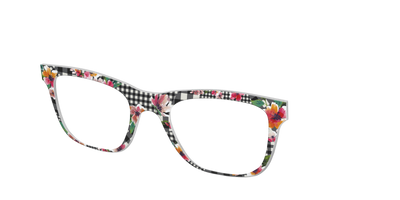 The Petal Plaid - Angle Top Thumbnail - Pair Eyewear