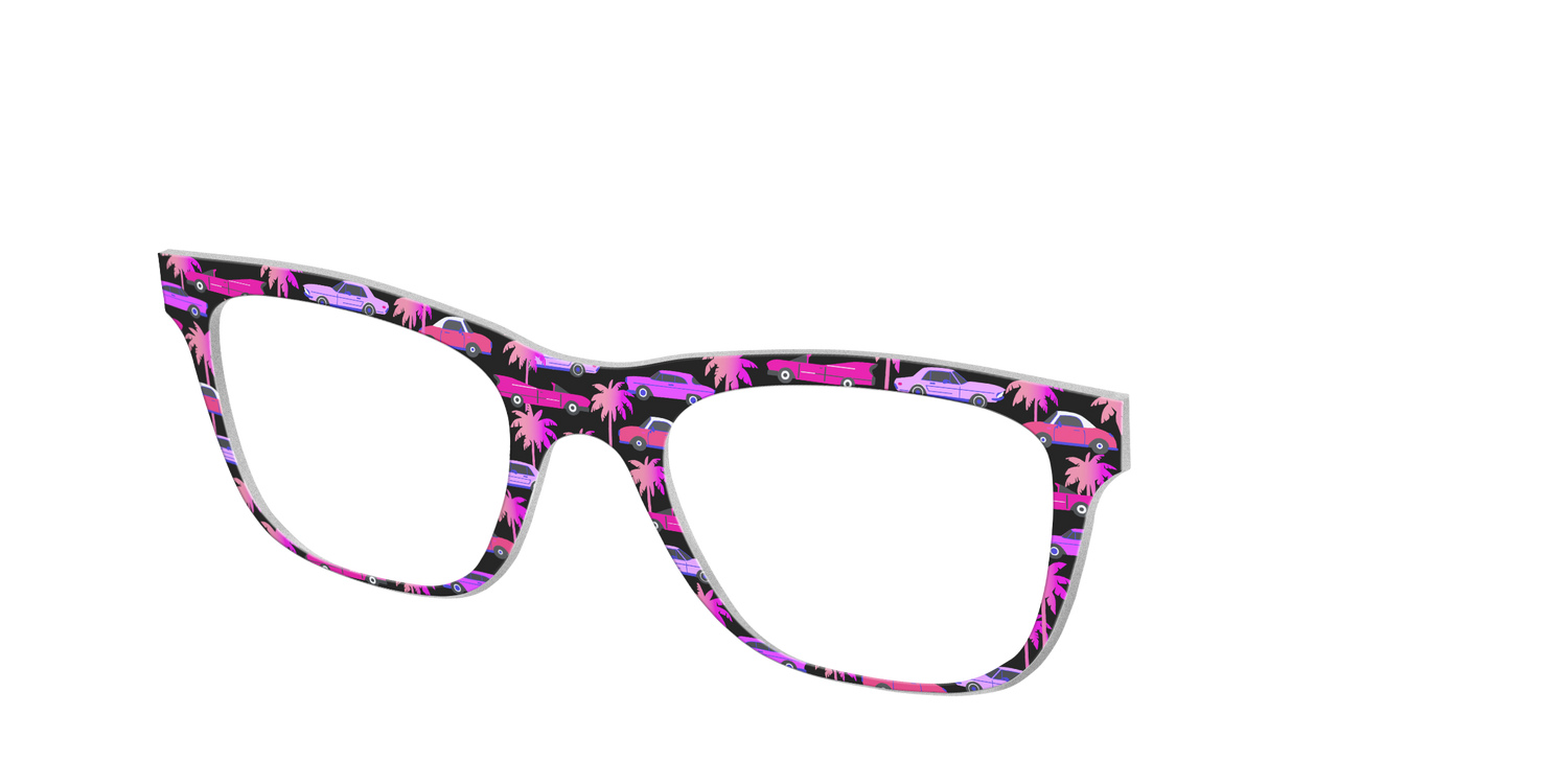 The Pink Cruisers - Angle Top Image - Pair Eyewear