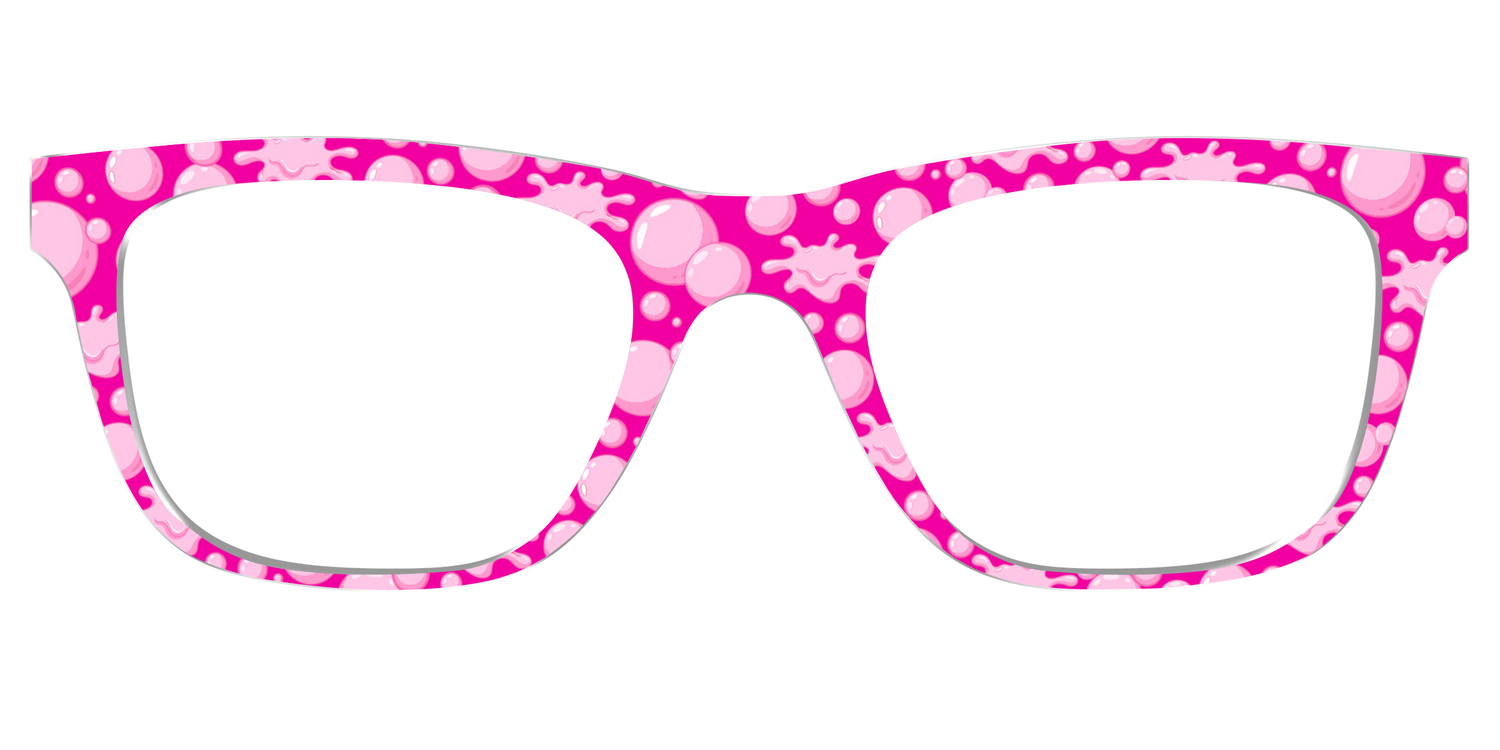 The Pink Pop Bubbles - Front Top Image - Pair Eyewear
