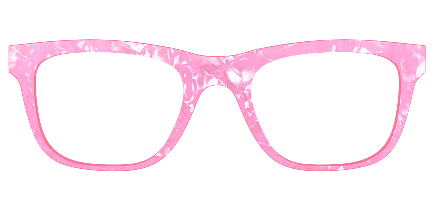 The Pink Tourmaline Pearl Marble - Front Top Image - Pair Eyewear