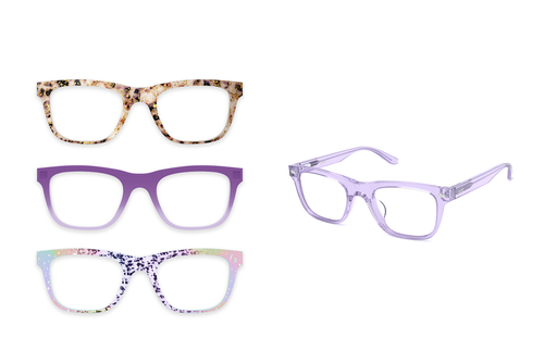 The Jessie - Lavender Clear - Pair Eyewear