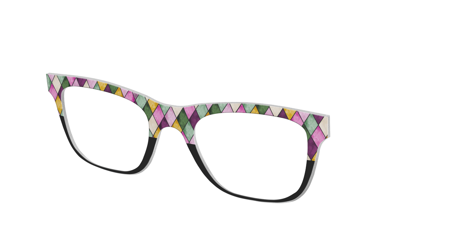 The Playful Harley Split - Angle Top Image - Pair Eyewear
