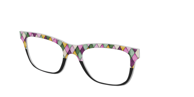 The Playful Harley Split - Angle Top Thumbnail - Pair Eyewear