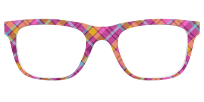 The Playful in Pink Plaid - Front Top Thumbnail - Pair Eyewear