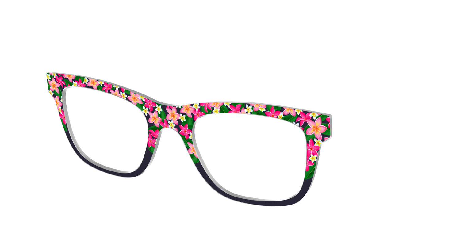 The Plumeria Crown - Angle Top Image - Pair Eyewear