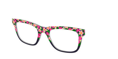 The Plumeria Crown - Angle Top Thumbnail - Pair Eyewear