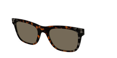 The Polarized Gray & Amber Tortoise Sun Top - Angle Top Thumbnail - Pair Eyewear