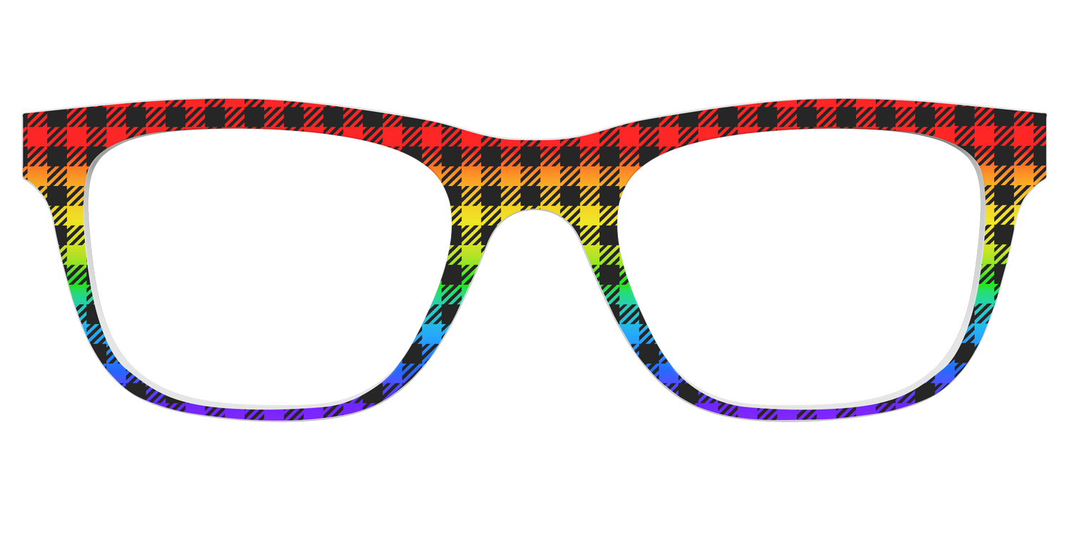 The Primary Plaid - Front Top Image - Pair Eyewear
