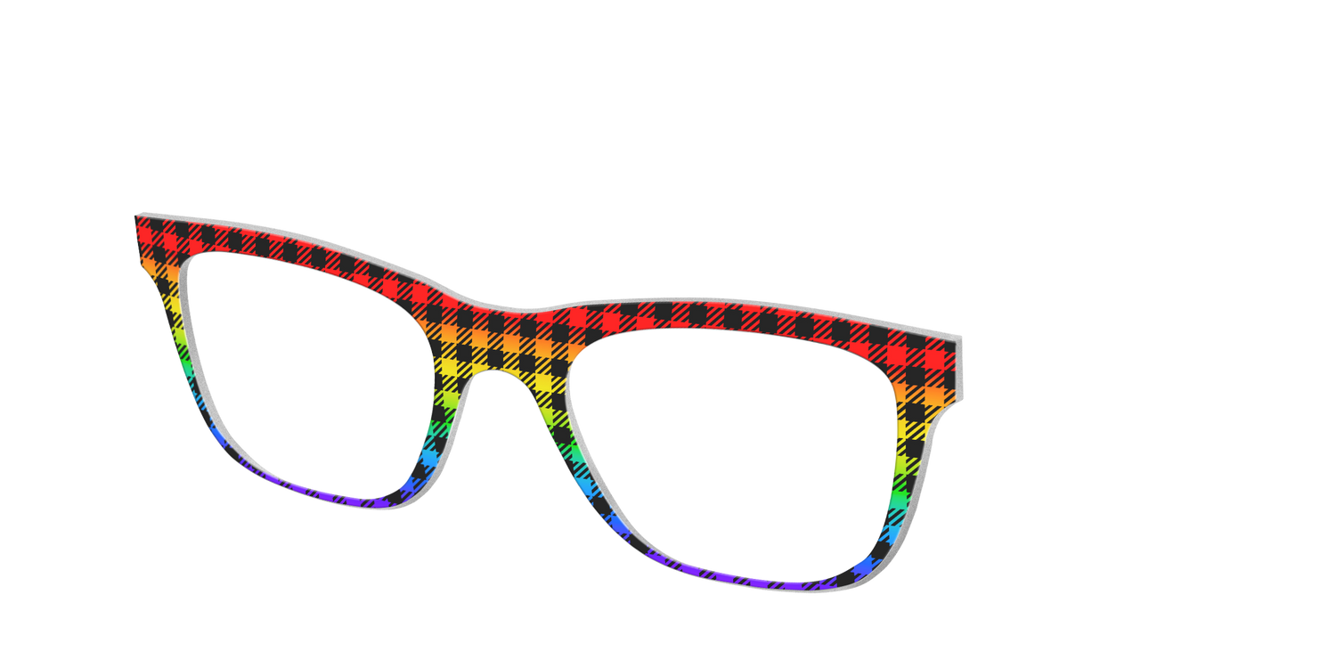 The Primary Plaid - Angle Top Image - Pair Eyewear