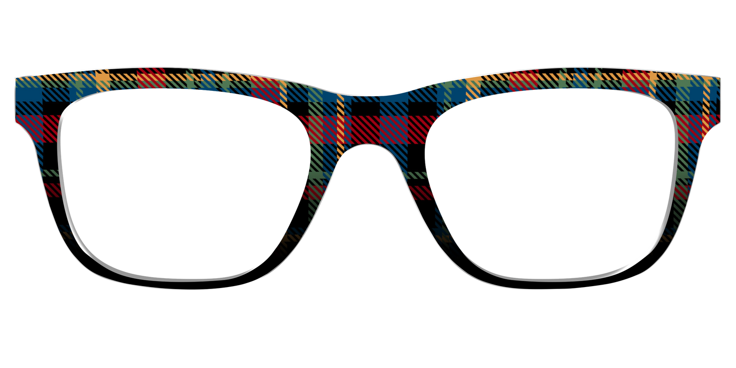The Principal Plaid - Front Top Image - Pair Eyewear