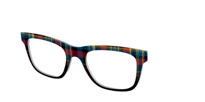 The Principal Plaid - Angle Top Thumbnail - Pair Eyewear