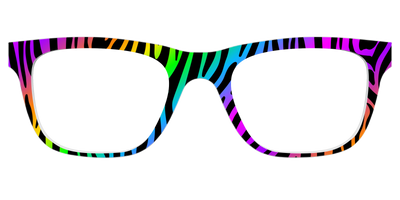The Prismatic Zebra - Front Top Thumbnail - Pair Eyewear