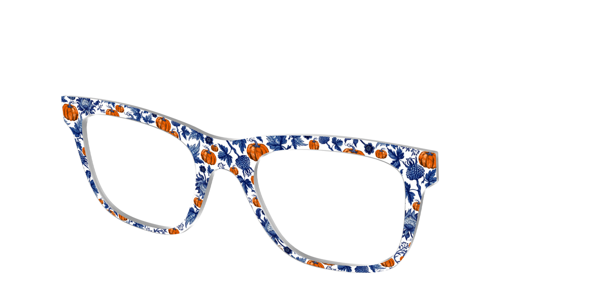 The Pumpkin Garden Toile - Angle Top Image - Pair Eyewear