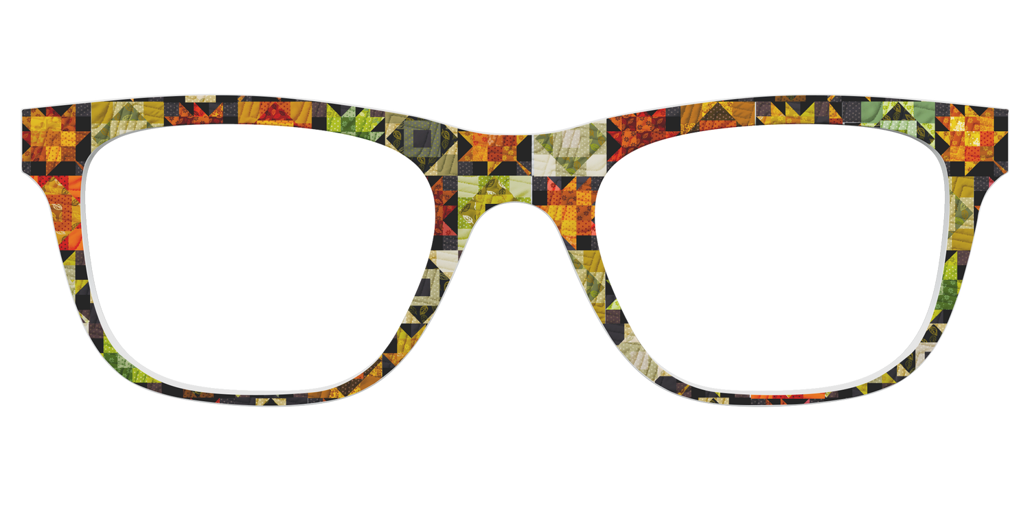 The Quilted Leaves - Front Top Image - Pair Eyewear