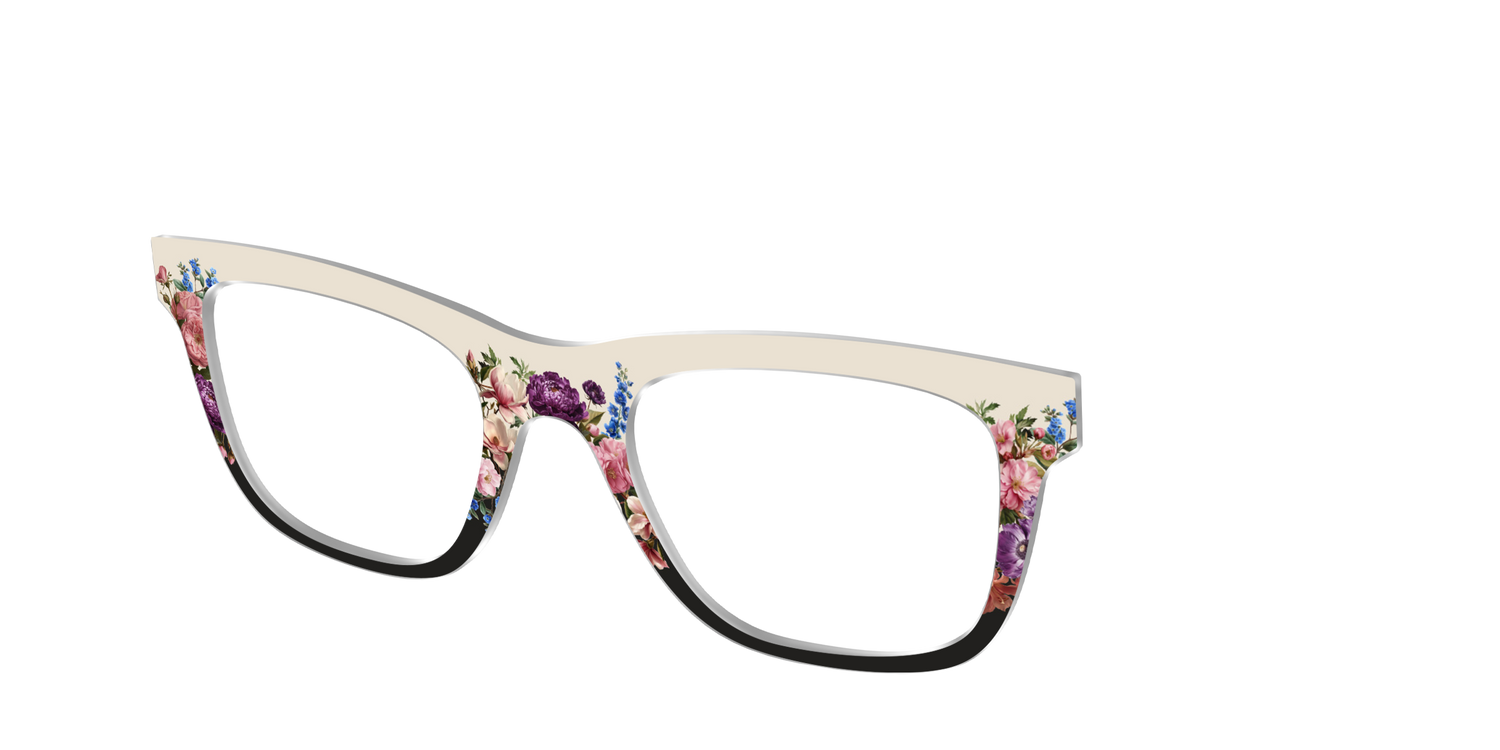 The Romantic Blossoms Split - Angle Top Image - Pair Eyewear