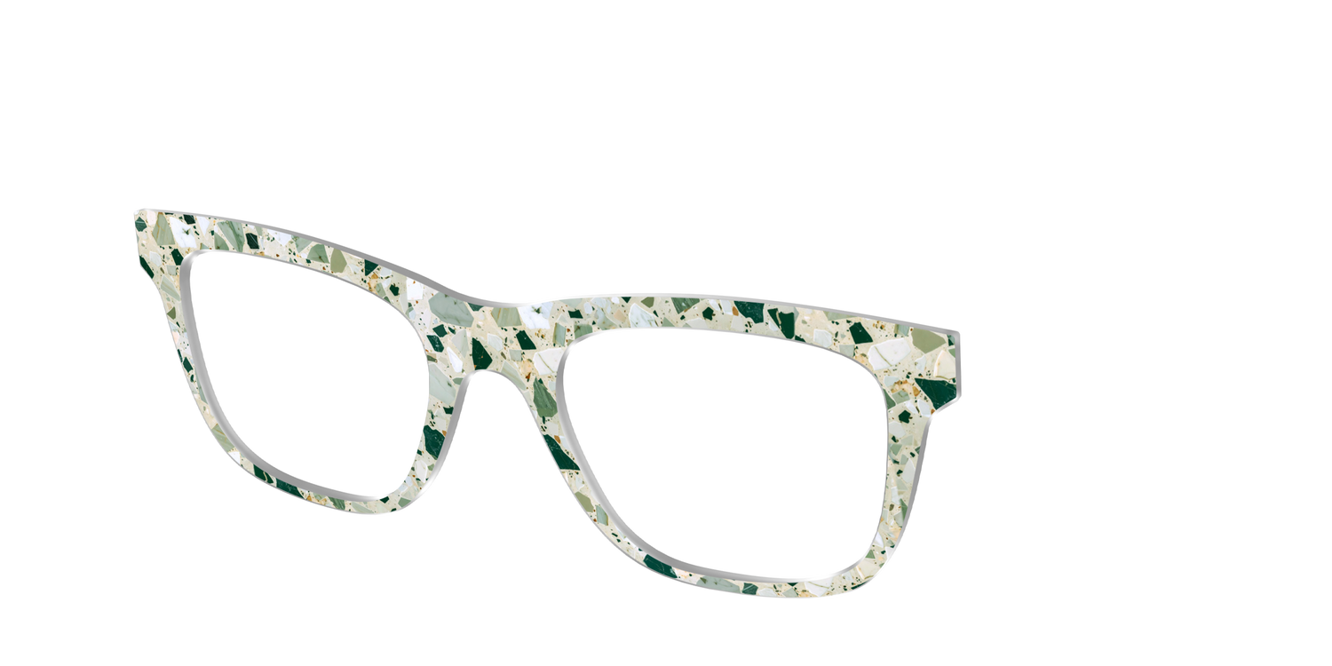 The Sage Terrazzo - Angle Top Image - Pair Eyewear