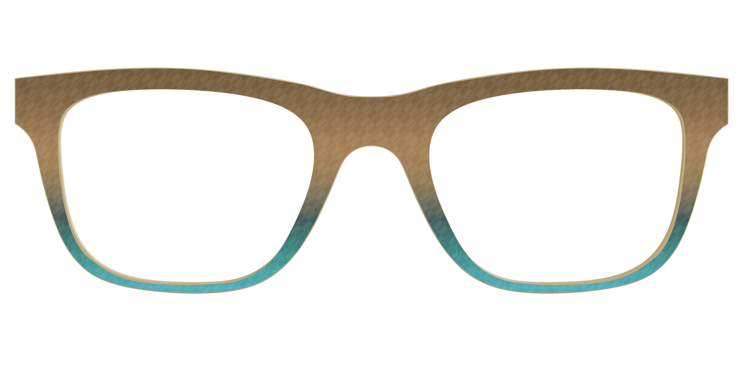The Sand to Sea Gradient Check - Front Top Image - Pair Eyewear
