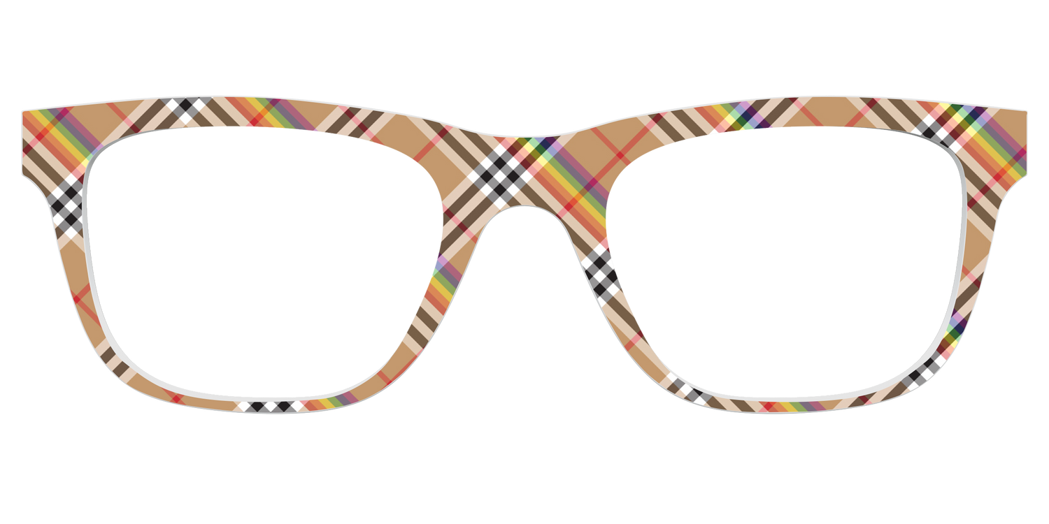 The Scholarly Plaid - Front Top Image - Pair Eyewear