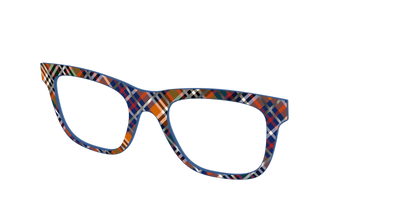 The Scholastic Plaid with Foil - Angle Top Thumbnail - Pair Eyewear