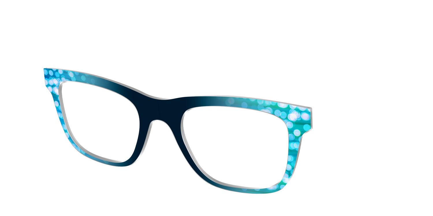 The Sea Foam Bokeh - Angle Top Image - Pair Eyewear
