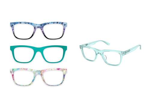 The Jessie - Seafoam Clear - Pair Eyewear