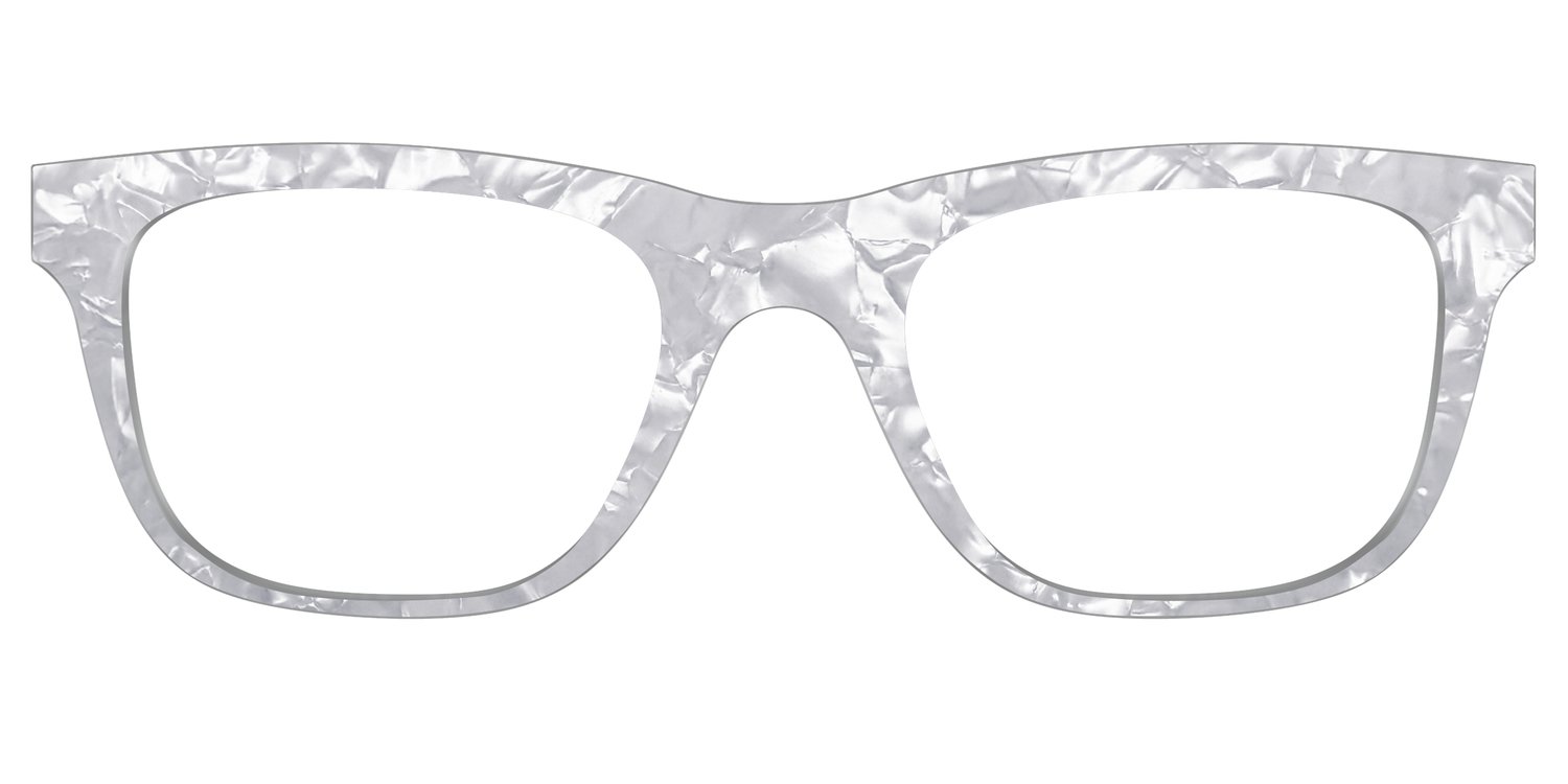 The Smoky Quartz Pearl Marble - Front Top Image - Pair Eyewear