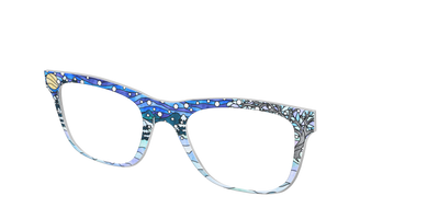 The Snowscape Stained Glass - Angle Top Thumbnail - Pair Eyewear