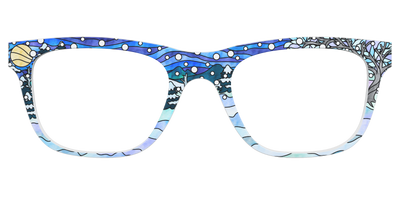 The Snowscape Stained Glass - Front Top Thumbnail - Pair Eyewear